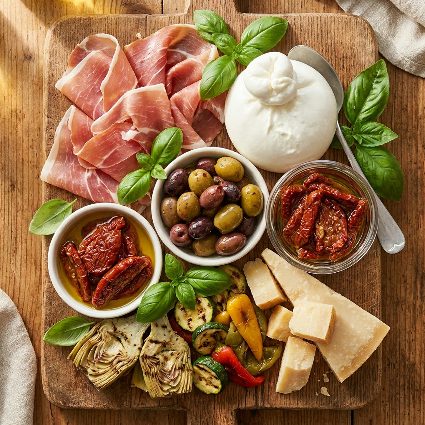 Italienische Antipasti-Platte